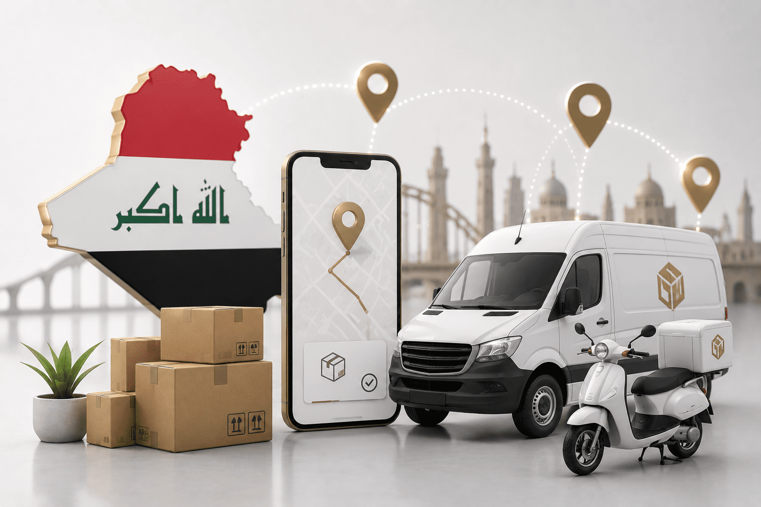 خدمات الشحن والتوصيل في العراق: دليل شامل لشركات التجارة الإلكترونية (2026)